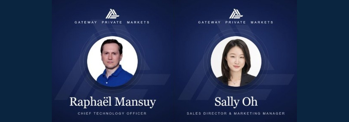 Raphaël Mansuy CTO and Sally Oh Sales Director